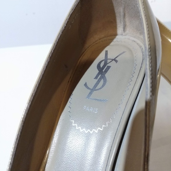YSL YVES SAINT LAURENT Tribtoo 80 Nude Heel 38.5 - Picture 6 of 12